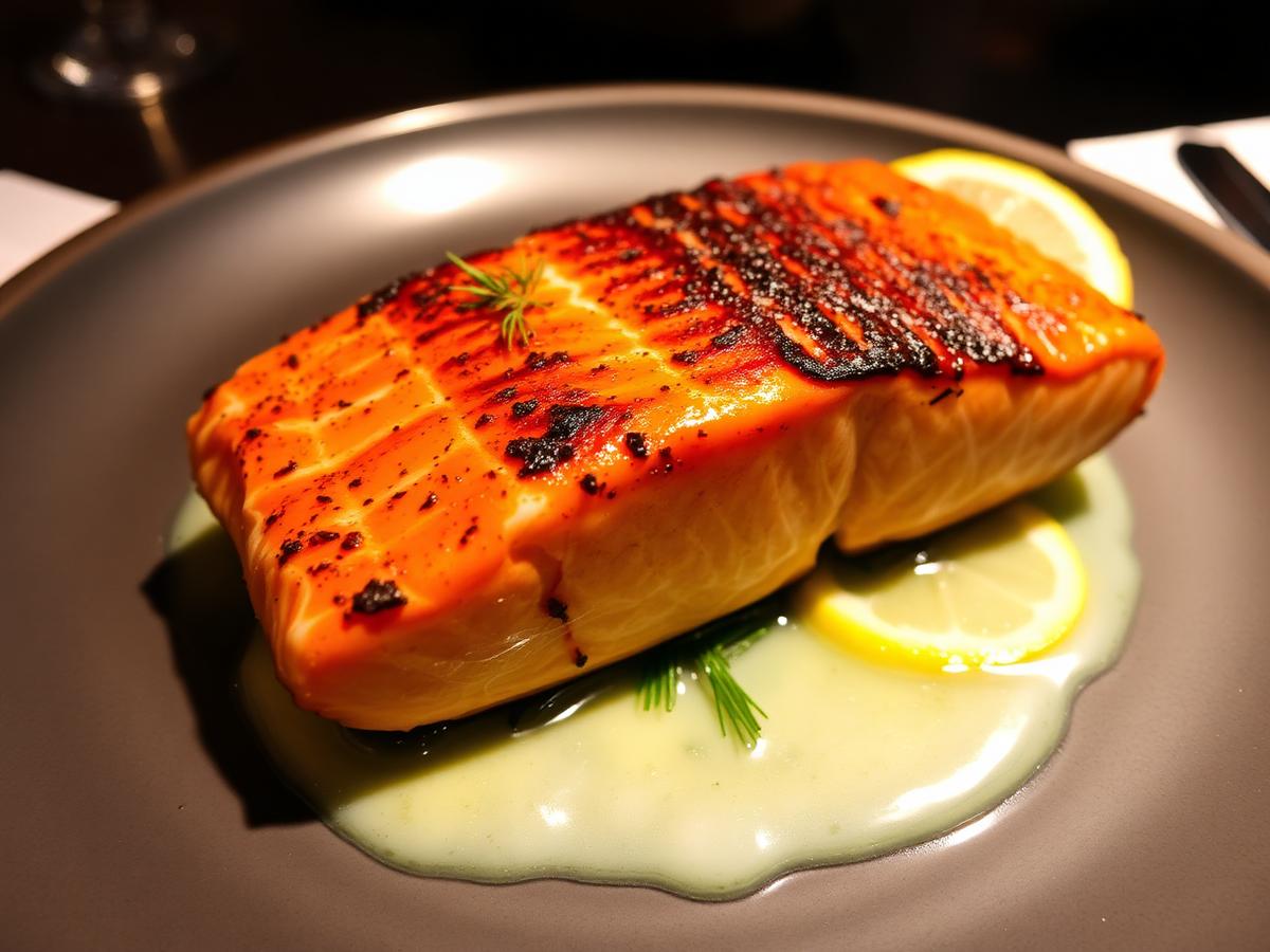 Pan-Seared Salmon with Lemon Dill Butter