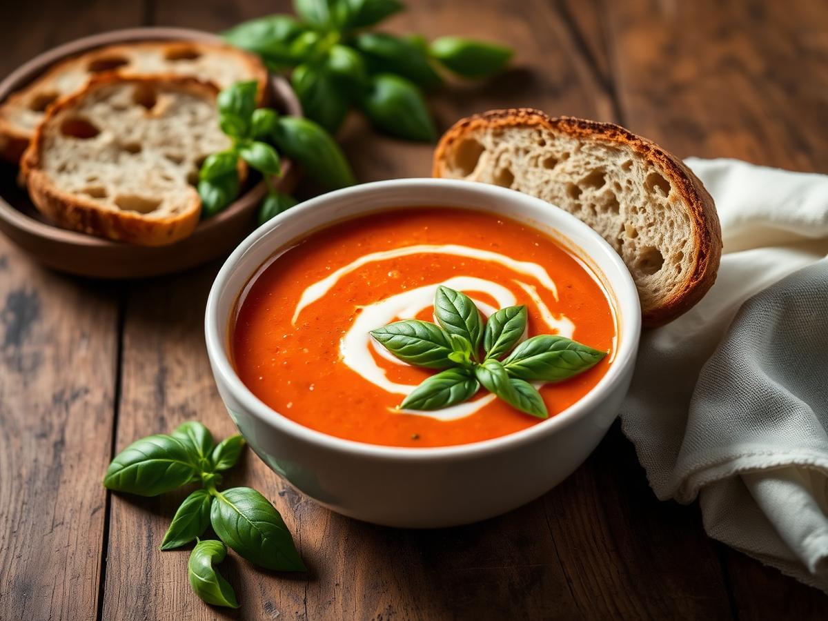 Creamy Tomato Basil Soup