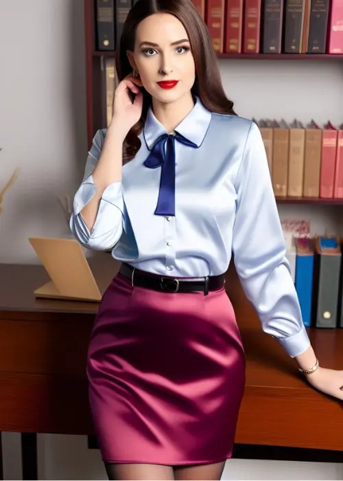 feminine-blouses-styled-with-professional-skirts