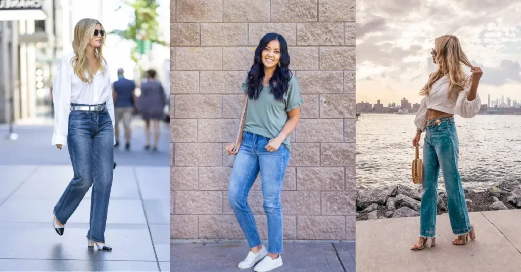 best-tops-to-wear-with-straight-leg-jeans