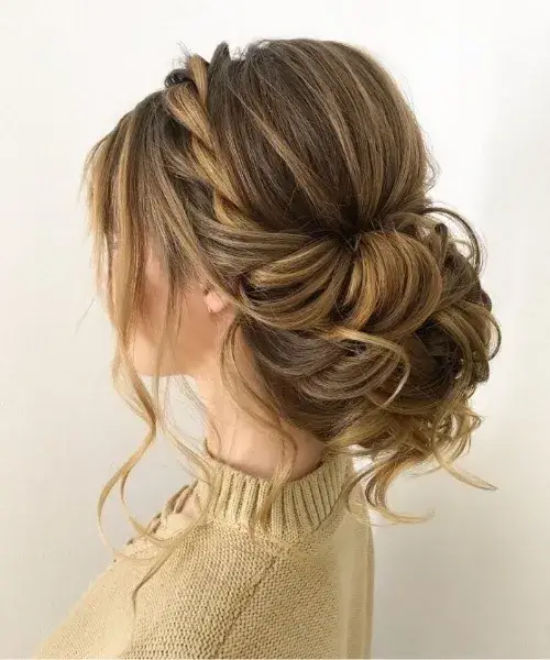 casual-loose-updo